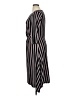 Mlle Gabrielle Stripes Black Casual Dress Size 1X - photo 5