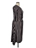 Mlle Gabrielle Stripes Black Casual Dress Size 1X - photo 4