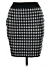 Bar III Houndstooth Gray Casual Skirt Size M - photo 1