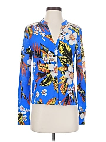 Diane von Furstenberg Long Sleeve Blouse (view 1)