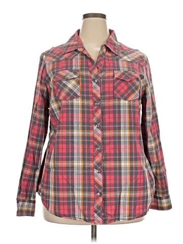 Cato Long Sleeve Button-Down Shirt (view 1)