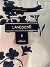 Lands' End 100% Cotton Floral Blue Long Sleeve Blouse Size 8 - photo 7