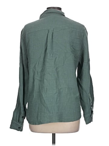 J.Crew Factory Store Long Sleeve Button-Down Shirt (view 2)