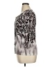 Joseph A. Animal Print Silver Cardigan Size XL - photo 5