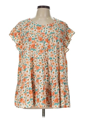 Entro Short Sleeve Blouse (view 1)