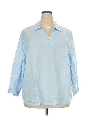 J.Jill 3/4 Sleeve Button-Down Shirt (view 1)