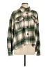 La Miel 100% Polyester Plaid Green Jacket Size L - photo 1