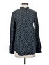 Equipment 100% Polyester Polka Dots Blue Long Sleeve Blouse Size XS - photo 1