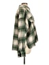 La Miel 100% Polyester Plaid Green Jacket Size L - photo 4