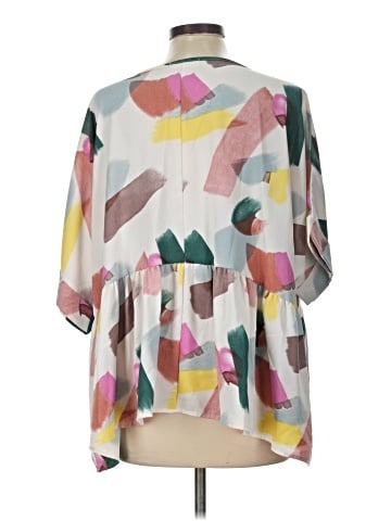 Entro 3/4 Sleeve Blouse (view 2)