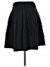 Zara Solid Black Wool Skirt Size L - photo 2