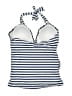 Unbranded Stripes Blue Swimsuit Top Size M - photo 2