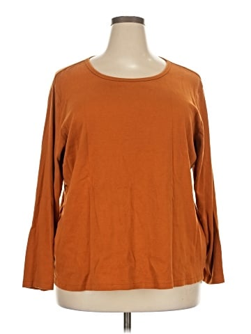 St. John's Bay 3/4 Sleeve T-Shirt (view 1)