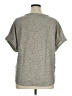 Max Studio Metallic Gray Short Sleeve Top Size XL - photo 2