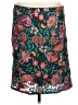 Baraschi 100% Polyester Print Teal Casual Skirt Size 12 - photo 1