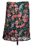Baraschi 100% Polyester Print Teal Casual Skirt Size 12 - photo 2