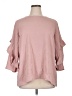 Alfani 100% Polyester Pink 3/4 Sleeve Blouse Size XL - photo 1