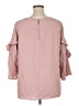 Alfani 100% Polyester Pink 3/4 Sleeve Blouse Size XL - photo 2