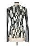 David Lerner 100% Nylon Silver Long Sleeve Blouse Size Lg Petite - photo 2