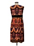 Ronni Nicole 100% Polyester Paisley Brown Cocktail Dress Size 12 - photo 2