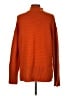 Topshop 100% Acrylic Solid Orange Turtleneck Sweater Size 6 - photo 2