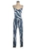 Veronica M. Tie-dye Blue Jumpsuit Size S - photo 1