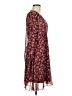 BCBGeneration 100% Polyester Floral Burgundy Casual Dress Size M - photo 4