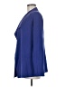 Eileen Fisher Solid Blue Silk Cardigan Size M (petite) - photo 5