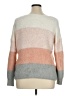 Adora Color Block Orange Pullover Sweater Size 1X - photo 2