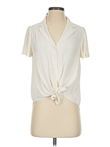 Ann Taylor Short Sleeve Blouse (view 1)