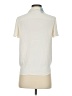 Ann Taylor 100% Polyester Ivory Short Sleeve Blouse Size S (petite) - photo 2