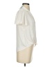 Ann Taylor 100% Polyester Ivory Short Sleeve Blouse Size S (petite) - photo 4