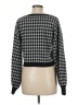 Bar III Checkered-gingham Black Cardigan Size M - photo 2