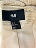 H&M Metallic Ivory Blazer Size 2 - photo 6