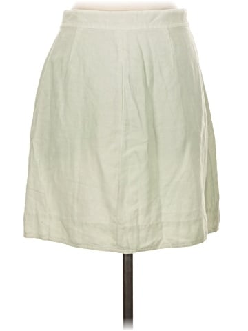 Madewell Linen-Blend Tulip-Hem Mini Skirt: Earth-Dyed Edition (view 2)