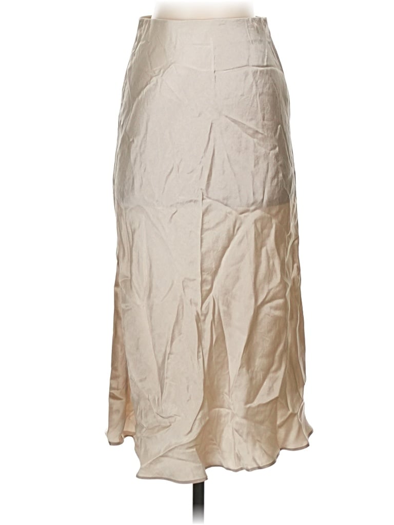 Pre-owned Babaton Formal Skirt In Tan