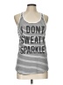 Chin Up Silver Tank Top Size L - photo 1