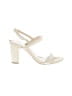 BP. 100% Leather Ivory Sandals Size 8 - photo 1
