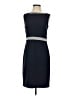 Ann Taylor 100% Polyester Gray Cocktail Dress Size 2 - photo 1