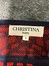 Christina Chevron-herringbone Red Pullover Sweater Size M - photo 7