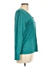 Nike 100% Polyester Teal Long Sleeve T-Shirt Size L - photo 4
