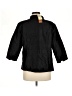 Coldwater Creek 100% Silk Black Silk Blazer Size M (petite) - photo 2