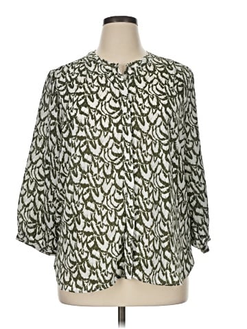 Jachs Girlfriend 3/4 Sleeve Blouse (view 1)