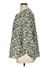 Jachs Girlfriend 100% Polyester Animal Print Green 3/4 Sleeve Blouse Size XL - photo 5