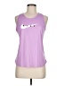 Nike 100% Polyester Purple Active Tank Size M - photo 1