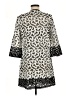 Joseph Ribkoff Damask Silver Cardigan Size 8 - photo 2