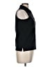 IZOD Black Sleeveless Button-Down Shirt Size M - photo 4