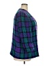 Koret Plaid Purple Blazer Size 24W - photo 4