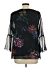 CAbi 100% Polyester Black 3/4 Sleeve Blouse Size L - photo 2