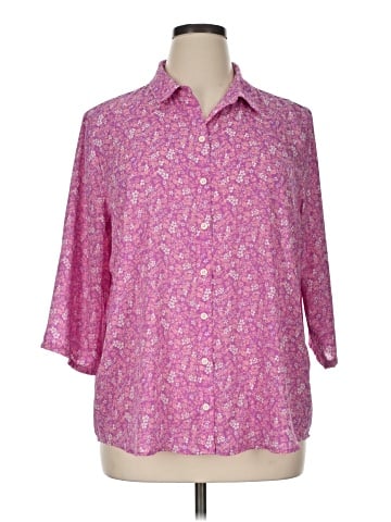 On 34th 3/4 Sleeve Blouse (view 1)